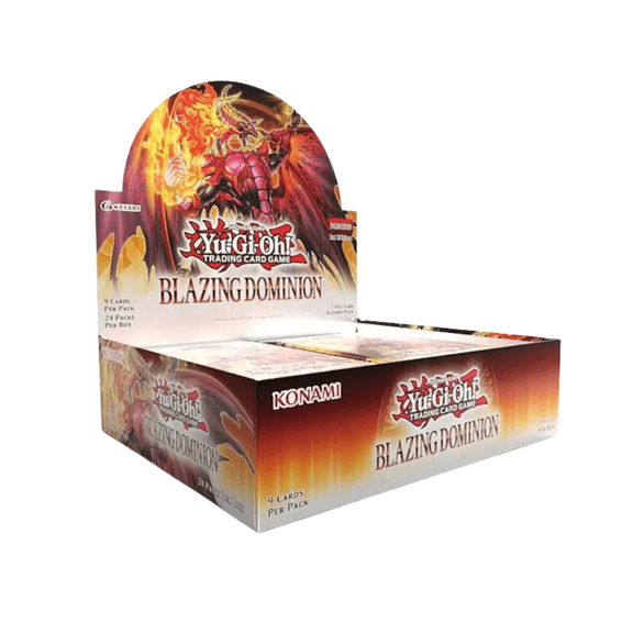 Collectible Yu-Gi-Oh Blazing Dominion Booster 12-Box Case