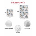 thumbnail image 7 of Blue Oceans Beach Kitchen Dish Towels for Drying Dishes Set of 2, Nautical Coastal Starfish Seashell Waffle Weave Microfiber Hand Tea Bathroom Towels Quick Dry & Absorbent Towel 12x12, 7 of 7
