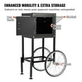 thumbnail image 3 of Popcorn Maker with Cart, 850W Popcorn Popper Machine, 8 Oz Kettle, Movie Theater Style, Black, 3 of 7