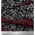 thumbnail image 2 of Soimoi Poly Georgette Fabric Artistic Floral Decor Fabric Printed Yard 42 Inch Wide, 2 of 3