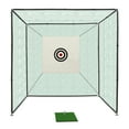 thumbnail image 2 of Golf Cage Net 10x10x10 Ft Freestanding Cage Net Driving Range with Metal Frame Swing Practice Mat Target Cloth Netting Enclosure, 2 of 9