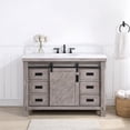 thumbnail image 3 of Vinnova Cortes 48" White Composite Stone Top Singe Vanity in Gray without Mirror, 3 of 11