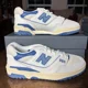 thumbnail image 2 of New Balance 550 Sea Salt Pack Blue Agate Shoes Sneakers BB550CPD Men's Sizes 11, 2 of 6