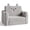 Grey, variant on AILEEKISS Toddler Sofa Chair, 2-in-1 Foldable Baby Couch Flip Open Sofa Bed for Playroom, Grey