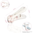 thumbnail image 3 of Plastic Clothespins Laundry Clothes Pins-24 Pack, Traceless Clothes Pegs, Bag Clips, Food Package Clip, with Cute Cat Claw Pattern, 3 of 4