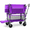 Purple, variant on 55" Heavy Duty Double-Layer Wagon with Brakes, 560lbs Capacity Double Decker Wagon, 650l Extra Large Collapsible Utility Cart, 7"X4" All-Terrain Wheels for Camping, Sports & Fishing, Blue