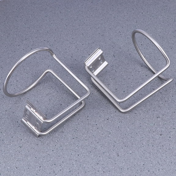 FUTUREORYY Metal Boat Cup Holder Stainless Steel Silver 1 Pc for Marine Yacht Truck