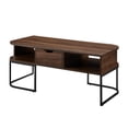 thumbnail image 5 of Cimarron Modern Dark Walnut Coffee Table with Two-Way Drawer by Manor Park, 5 of 7