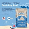 thumbnail image 3 of Sandpiper Multiuse Play Sand for Kids, Indoor Outdoor Silica Sand for Sandbox, 50 Lb Bag, 3 of 12