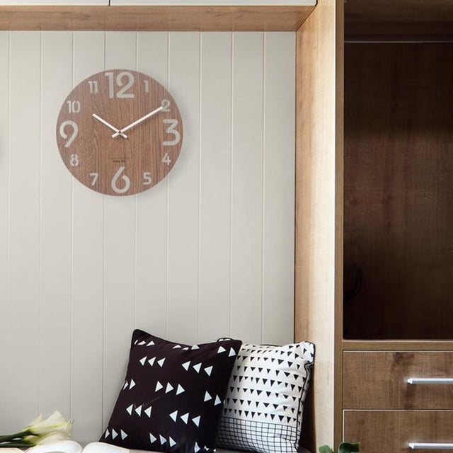 Reloj de Pared BLESIY Tridimensional Moda Batería Decoración Hogar