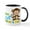 White/Black Inside, variant on CafePress - Boy Monkey Happy 1St Fathers Day Mug - 11 oz Ceramic Mug - Novelty Coffee Tea Cup