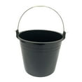thumbnail image 1 of Cubo de limpieza negro, cubo tipo barril, contenedor ligero para almacenar cemento. 15L, 1 of 9