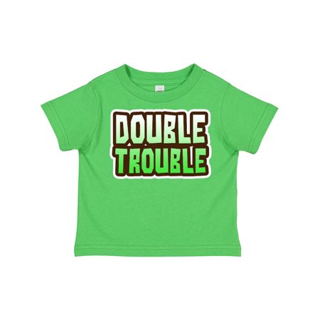 

Inktastic Doube Trouble Gift Toddler Boy or Toddler Girl T-Shirt