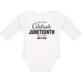 thumbnail image 3 of Inktastic Celebrate Juneteenth Boys or Girls Long Sleeve Baby Bodysuit, 3 of 5
