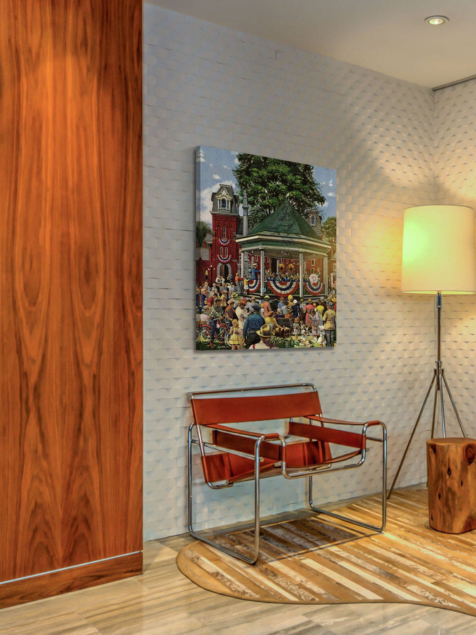 Marmont Hill "Patriotic Band Concert" by Stevan Dohanos Painting Print on Canvas