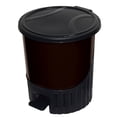 thumbnail image 2 of Bote de Basura Plastic Trends con Pedal 14 l Chocolate, 2 of 4