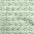 thumbnail image 1 of oneOone Cotton Silk Green Fabric Writing Font Quilting Supplies Print Sewing Fabric By The Yard 42 Inch Wide, 1 of 4