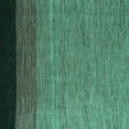 thumbnail image 1 of Ahgly Company Indoor Square Abstract Turquoise Blue Modern Area Rugs, 7' Square, 1 of 4