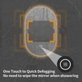 thumbnail image 2 of Barara King 48*30 inch Bathroom Mirror for Wall with LED Touch Screen Anti-fog, Wall Mount Mirror for Bathroom, Bedroom, Living Room, Silver, 2 of 8