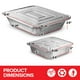 thumbnail image 3 of Sartenes desechables de aluminio para tu hogar con tapas (juego de 20), 3 of 7