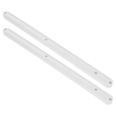 Pawsdot Plastic Drawer Slides White Full Extension Easy Install for Home Use 2Pcs
