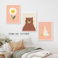 thumbnail image 4 of Funny Silly Goose Wall Art Geese Family Hand-Painted Beige Goslings Poster Cute Duck Animal Painting Wall Decor Farmhouse Cottage Core Canvas Print For Girl Bedroom Nursery (Framed canvas), 4 of 6