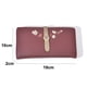 thumbnail image 2 of Cartera delgada plegable de cuero suave con bloqueo RFID para mujer, tarjetero con bolsillo, 2 of 5