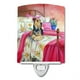 thumbnail image 1 of "Caroline's Treasures Airedale Waiting on Mom Lámpara de noche de cerámica, 6 x 4, multicolor" Caroline's Treasures 7006CNL, 1 of 1