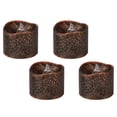 thumbnail image 3 of Miangastore Lumière de Thé LED Marron 4 Pcs 1.4x1.4x1.4in, 3 of 8