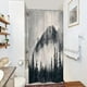 thumbnail image 2 of Cortina de ducha YONGSHENG con diseño de bosque brumoso 35.8 x 71.7 in, 2 of 5