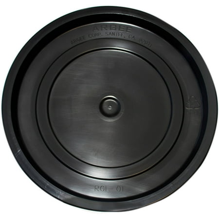 Argee 3.5 and 5 Black Gallon Lid, 10-Pack