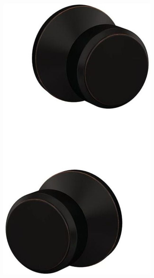 Schlage FC21BWE625KIN Custom Bowery Passage & Privacy Door Knob Set - Chrome