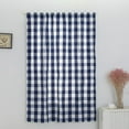 thumbnail image 3 of Buffalo Check Plaid Gingham Custom Fit Farmhouse Window Curtain Tie Up Shades - Assorted Colors, 3 of 9