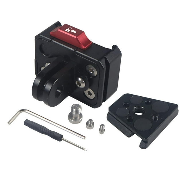 jesticaly Quick Release Clamp Plate Camera Mount Clamp Adapter for DSLR Digital Camera Two Bit Quick Mount