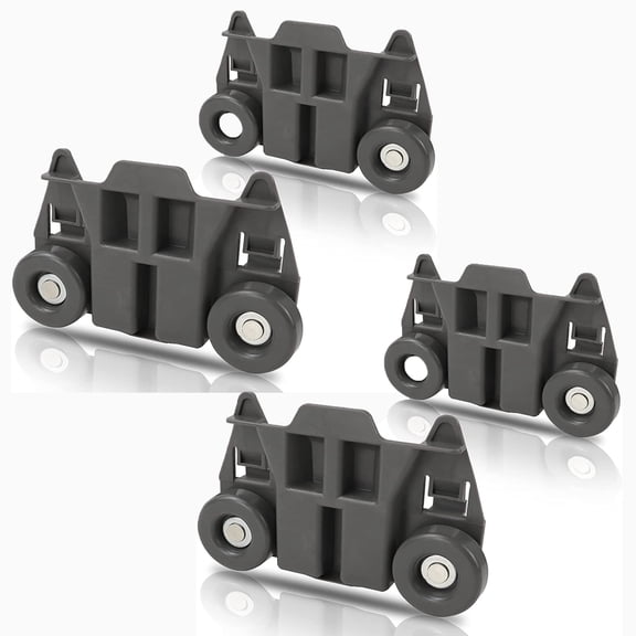 AMI PARTS W10195417 W10195417V Lower Wheels Dishwasher Dish Rack Wheel for Whirlpool WPW10195417VP