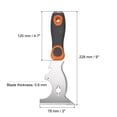 thumbnail image 2 of Uxcell 10-In-1 Paint Scraper 3" Stainless Steel Multi-Use Putty Knife Painter Tool Drywall Repair Mud Knife, 2 of 6