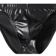 thumbnail image 3 of ZACPNCV Mens Leather Low Rise Briefs Design Comfortable Stretch Underwear for Special Occasion Novelty Style, 3 of 3