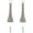 Satin Nickel, variant on National Hardware - V232 3" Spring Door Stop 2/pk - Oil-Rubbed Bronze