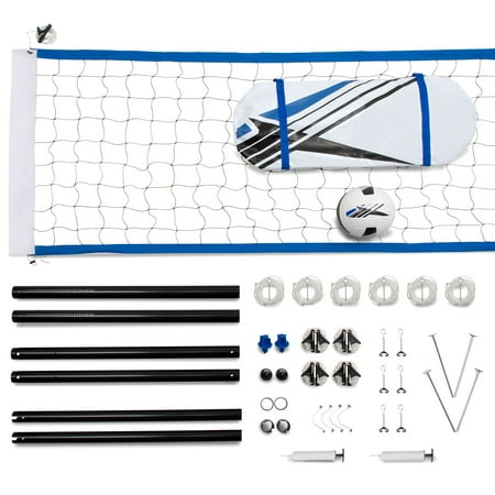 Training Equipment Complete Outdoor Volleyball Game Set Kit with