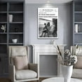 thumbnail image 2 of Vintage Black And White Newspaper Canvas Wall Art Funky Poster Hot Girl Summer Holiday Drinking at The Beach Goblet Prints Retro Trendy Wall Decor for Girly Bedroom 12 x 16 in Wrapped Frame, 2 of 6