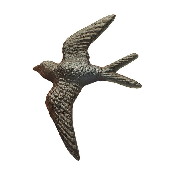 Figura decorativa de golondrina con pájaro volador para pared, regalo de fácil instalación L