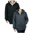 thumbnail image 1 of GBH Women's Heavyweight Loose-Fit Sherpa Fleece-Lined Hoodie (2-Pack), 1 of 2