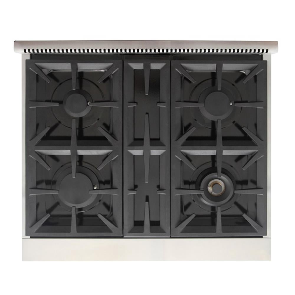 Pemberly Row 30" Propane Gas Range in Stainless Steel with True Simmer Burners