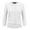 White, variant on YEMAK Women's Knit Cardigan Sweater – 3/4 Sleeve Crewneck Basic Classic Casual Button Down Soft Lightweight Top