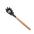 thumbnail image 1 of relayinert Kitchenware Wooden Handle Silicone Shovel Spoon Colander Brush Spatula Tool Spaghetti spoon 1Set, 1 of 6