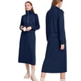 thumbnail image 5 of MINTREUS Women's 2 Piece Skirt Sets Fall Knit Long-Sleeved Zipper Top Lounge Travel Outfits Winter Clothing, 5 of 8