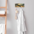 thumbnail image 7 of PhooArto Key Holder for Wall Decorative with 5 Key Hooks, Sunset Whale Sea Pattern Holders Wall Mount Organizer with Mail Key Rack, Self Adhesive, 7 of 7