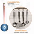 thumbnail image 5 of Uxcell 3pcs Single Measuring Spoon 2tbsp (6tsp, 30ml) Stainless Steel Spoon, Multicolor, 5 of 7