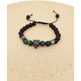 thumbnail image 3 of Wolf Head Bracelet - Stone Beaded Bracelet for Men and Boys,Charm Wolf Bracelet for Friends, 3 of 4