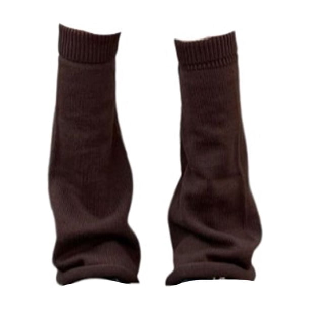 Qarigey 1 par de calcetines de invierno para mujer y niña JK, calcetines de moda elásticos suaves, calentador de piernas y pies de estilo japonés, Accesorios de disfraces Café Qarigey AP013159-03